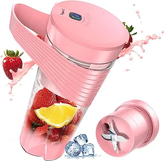 2023 Hete Verkopende Usb Keuken Specerijen Apparaat Mini Blender Moderne Sapfles Mini Snelle Freshicer Draagbare Blender