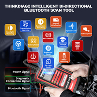 Escáner OBD2 Thinkdiag 2 para EE. UU. y la UE, Compatible con Protocolos CAN FD, Apto para Marcas de Automóviles, Software Completo Gratuito, 16 Funciones de Reinicio, Código ECU