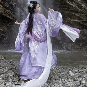 ชุด Hanfu สไตล์จีนยอดนิยมสำหรับนางฟ้าชุดจีนดั้งเดิมสำหรับฤดูร้อนและฤดูใบไม้ร่วง - Product Image 2