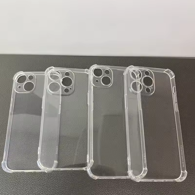 1.5mm clear Shockproof Flexible TPU Soft case for iphone 15 Pro Max 14 13 12 Pro Bumper Mobile Phone case for iphone 11 Xs Xr