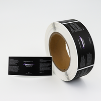 Étiquette autocollante en papier spécial luxe sur mesure, avec dorure argentée, pour flacon de savon liquide, emballage de produits de soin personnel, et branding.