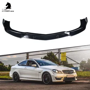 Car Accessories Lower Spoiler Front Bumper Lip For Mercedes Benz C Class W204 2008-2013