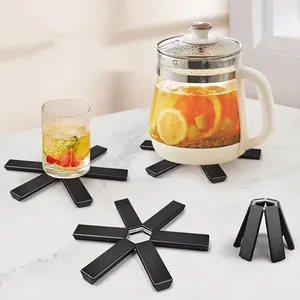 Suministros <span class=keywords><strong>de</strong></span> cocina, herramientas, alfombrilla plegable <span class=keywords><strong>de</strong></span> plástico para ollas y sartenes, posavasos, aislamiento <span class=keywords><strong>de</strong></span> alta temperatura para ollas y sartenes - Product Image 3