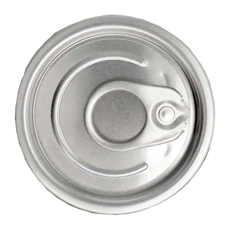 E202 Metal Soda Bottle Easy Open Lid with Ring Full Open Lids Plastic PE Can Cover