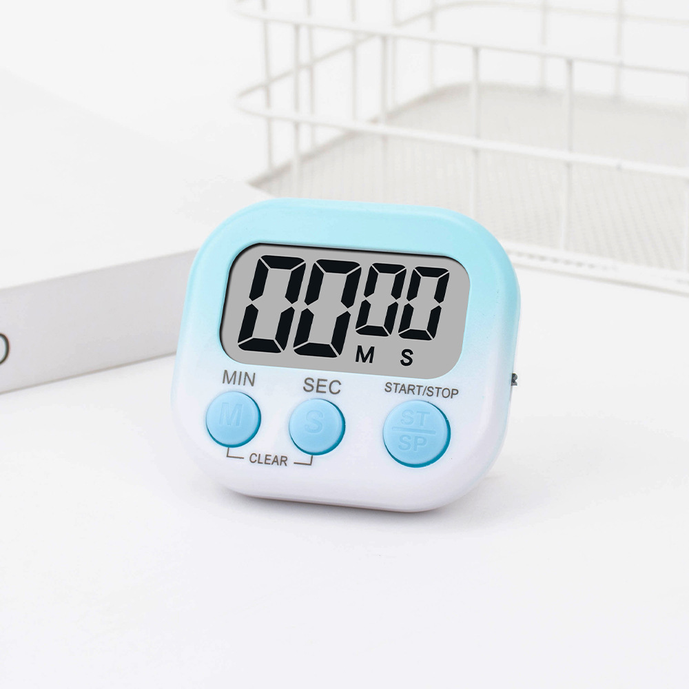 English version Gradient blue-white timer (batteries included)