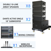 Système audio personnalisé, solution professionnelle, enceinte active à deux voies, double enceinte de 10 pouces, enceinte line array pour DJ, pour les performances sur scène
