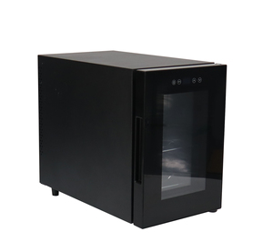 6 Bouteilles Salon <span class=keywords><strong>Petit</strong></span> Cabinet Bar à <span class=keywords><strong>Vin</strong></span> Thermostat Réglable Réfrigérateur <span class=keywords><strong>cave</strong></span> à <span class=keywords><strong>vin</strong></span> - Product Image 2