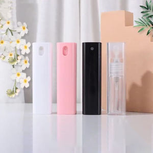 Flacon pulvérisateur de parfum de luxe carré 10 ml en PET, rechargeable, pour cosmétiques, corps, visage, tonique, impression sur écran, couleurs personnalisables - Product Image 2