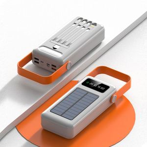 Banco de Energía Solar de Alta Capacidad con Cables Integrados, hasta 100000mAh, Ideal para Campismo y Actividades al Aire Libre - Product Image 3