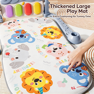Alfombra de Juego para Piano y Sonajero Colgante, Tapete de Actividades Multifuncional para Bebés - Product Image 6