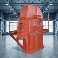 Élévateur à godets à chaîne TH400 stable et durable de type TH pour le levage vertical de matériaux industriels en vrac