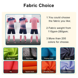 Maillots de football pour adultes de haute qualité, personnalisables avec logo OEM, vente en gros, manches courtes, col rond, respirants, séchage rapide, 100% polyester, sur mesure - Product Image 3