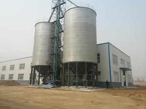 Конический силос из оцинкованной стали для хранения зерна и кормов для животных, используемый в сельскохозяйственных операциях - Product Image 2