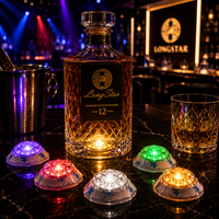 Présentoir à spiritueux Longstargift, éclairage LED pour bouteilles, amélioration visuelle à haute luminosité, présentoir de bar