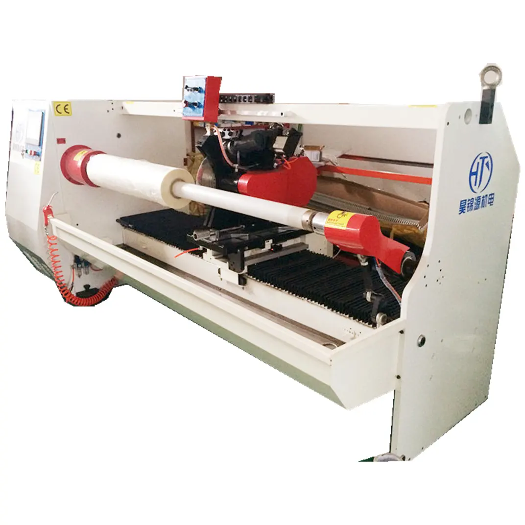 HJY-QJ01 Automatic One Shaft Tape Slicing Machine for soft paper