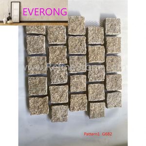 Dalles de pavage extérieures emboîtables avec motif en maille, pavage de route en granit pour allée de stationnement - pour application extérieure - Product Image 3