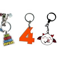 Porte-clés personnalisés 2D 3D de haute qualité en gros, porte-clés avec logo de l'entreprise, porte-clés en alliage de zinc avec logo