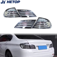 Luces Traseras HETOP F10 2010-2018, Blancas Claras, Serie 5, 520i M5, Diseño Venom Modificado, G30 G38, Lámpara Trasera LED DRL para BMW