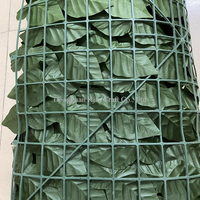 Panel Pagar Privasi Kualitas Tinggi 100*300Cm Dekorasi Dinding Pagar Daun Buatan Dinding Daun Buatan