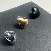 Poignées et Boutons de Meuble en Alliage de Zinc de Haute Qualité en Forme de Cœur pour Cuisine, Chambre, Armoire et Tiroir - Quincaillerie de Meuble Durable