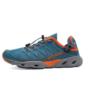 Zapatos de Senderismo para Exteriores, Parte Superior de Malla, Entresuela de EVA, Suela de Goma, Transpirables, Antideslizantes, de Secado Rápido, Unisex, para Trekking de Verano - Product Image 1