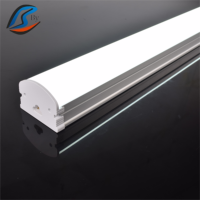 Труба, Потолочный подвесной светильник для офиса, гаража, склада, 4 фута, 60 Вт, 1200 мм, светодиодный подвесной светильник, современный