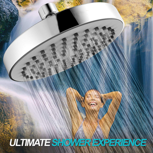 Montaggio a parete ABS cromato 6 pollici di diametro del filtro per <span class=keywords><strong>soffione</strong></span> fisso per bagno accessorio per docce a mano per appartamenti - Product Image 6