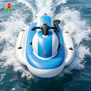 Jet ski gonflable électrique portable, scooter aquatique motorisé pour lac, <span class=keywords><strong>mer</strong></span>, piscine - Product Image 4