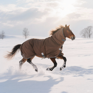 OEM disesuaikan Kombo leher kuda berkuda karpet berkuda musim dingin selimut hangat melawan angin salju - Product Image 5