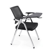 Chaise d'ordinateur de bureau chaise de visiteur de formation pliable à dos en maille utilisation de conférence de conception moderne