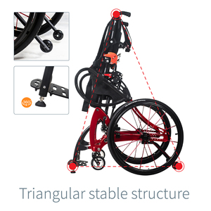 High Quality and Easy to Adjust <strong>Standing</strong> Manual Folding Intelligent Sports <strong>Wheelchair</strong> - Product Image 2