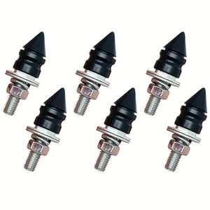 สกรูยึดป้ายทะเบียนรุ่น Pagoda Series เกลียว M6 ขนาด 25x26 มม. ใช้ได้กับรถยนต์ทุกรุ่น อะไหล่ตกแต่งภายนอก - Product Image 1