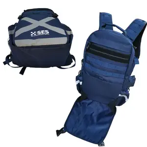 Высокопрочный рюкзак для пожарных с высокой видимостью и отражающей лентой, 32 л