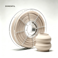DIMENFIL Filament PLA Pro Mat 1KG 17,5mm Alimentation Fluide Universelle pour Imprimantes FDM de Bureau 200°C