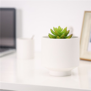 Mate logotipo personalizado al por mayor de interior al aire libre de maceta de cerámica macetas para plantas <span class=keywords><strong>suculentas</strong></span> - Product Image 4