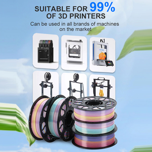 Filament PLA Soie 1,75 mm Dégradé Arc-en-ciel pour Imprimante 3D – Fil Consommable pour Modèles Artistiques Écailles de Dragon DIY – 1 kg de Filament d'Impression - Product Image 6