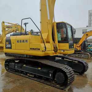Excavadora Komatsu pc200-8 de 20 toneladas usada con pocas horas de uso, confiable para construcción y paisajismo, equipo Komatsu de segunda mano - Product Image 4