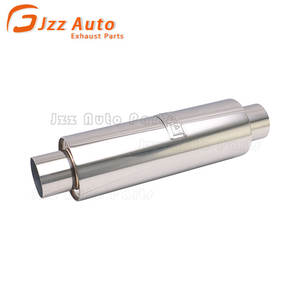 Modificare accessori scarico silenziatore vibrante in acciaio inox silenziatore 2/2.5 "presa di ingresso risonatore Sport universale - Product Image 5