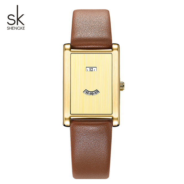 Luxury Vintage Rectangle Ladies Watch 25x32mm Case 75mm Slim Thin Female Dress Watch