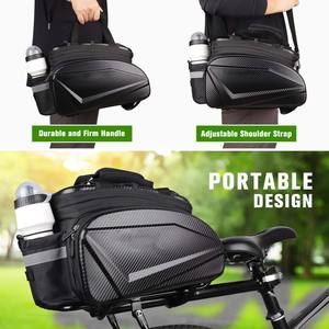 Échantillon gratuit Sac de vélo de grande capacité pour les voyages longue distance Nouveau sac de selle imperméable pour siège arrière Moto Voyage - Product Image 5