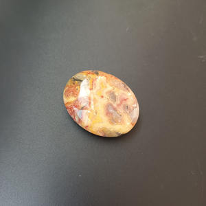 Piedras de Palma de ágata loca de cuarzo rosa de 4,5 cm, piedra de bolsillo de cristal Reiki decorativa pulida Natural para meditación - Product Image 4