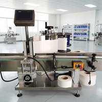 Machine d'étiquetage automatique pour bouteilles rondes, bouteilles de boissons, bouteilles de vin, canettes