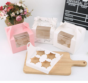 Caja de papel transparente para llevar pasteles, caja de PVC para Postres, embalaje de dulces, comida, venta al por mayor - Product Image 2
