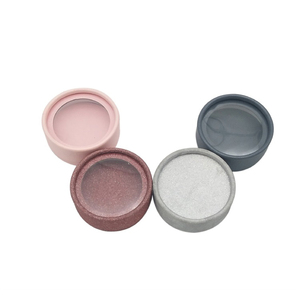 Tùy chỉnh Lash Quà Tặng Bao bì nhỏ Vòng các tông vòng tròn hình dạng giấy hộp đồ trang sức với cửa sổ PVC - Product Image 1