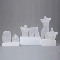 Mannequin de vitrine pour vêtements féminins avec ensemble de mannequins en plastique pour sous-vêtements, pantalon de bikini non tissé avec logo sur la taille, torse de vêtement