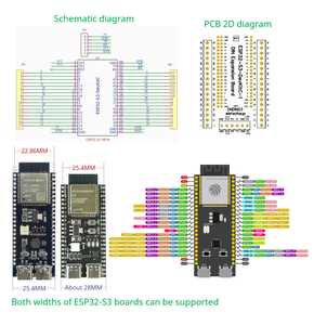 Carte de développement Eletechsup DNDINS3 <span class=keywords><strong>ESP32</strong></span>-S3 à montage sur rail <span class=keywords><strong>DIN</strong></span> N16R8 N8R8 Module d'extension <span class=keywords><strong>ESP32</strong></span>-S3-DevKitC-1 pour Wifi IOT DIY - Product Image 4