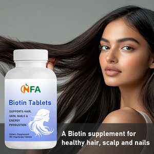 Tabletas de Biotina de Acción Rápida al por Mayor, 150 Unidades, Suplemento Dietético Vegetariano, Apoya el Cabello, la Piel, las Uñas y la Producción de Energía - Product Image 3