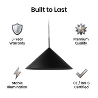 Lampe suspendue moderne et colorée pour bureau et salle à manger, solutions d'éclairage d'usine avec installation de projet