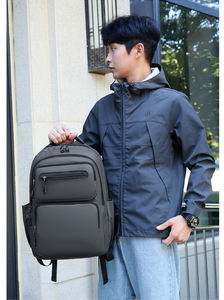 Sac à dos Oxford personnalisé, imperméable, pour collège, avec port de charge USB, tendance, pour hommes - Product Image 6