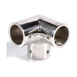 Base de tuyau en acier inoxydable 316 de 78 pouces et 1 pouce pour remplacement de rail de bateau - Product Image 1